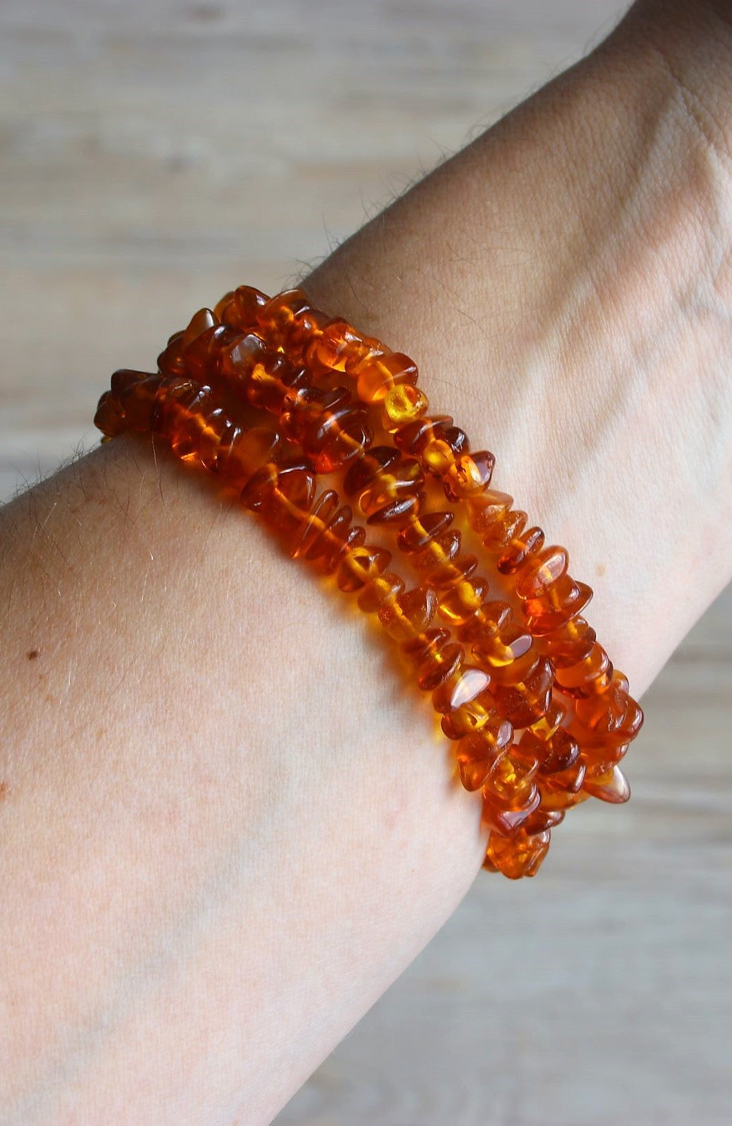 Amber Honey Chip Bracelet
